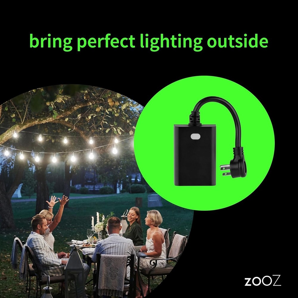 Double Control Z-Wave Plug | Hubitat Compatible | Long Range