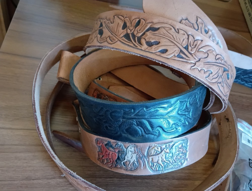 Genuine Leather Belts Bundle