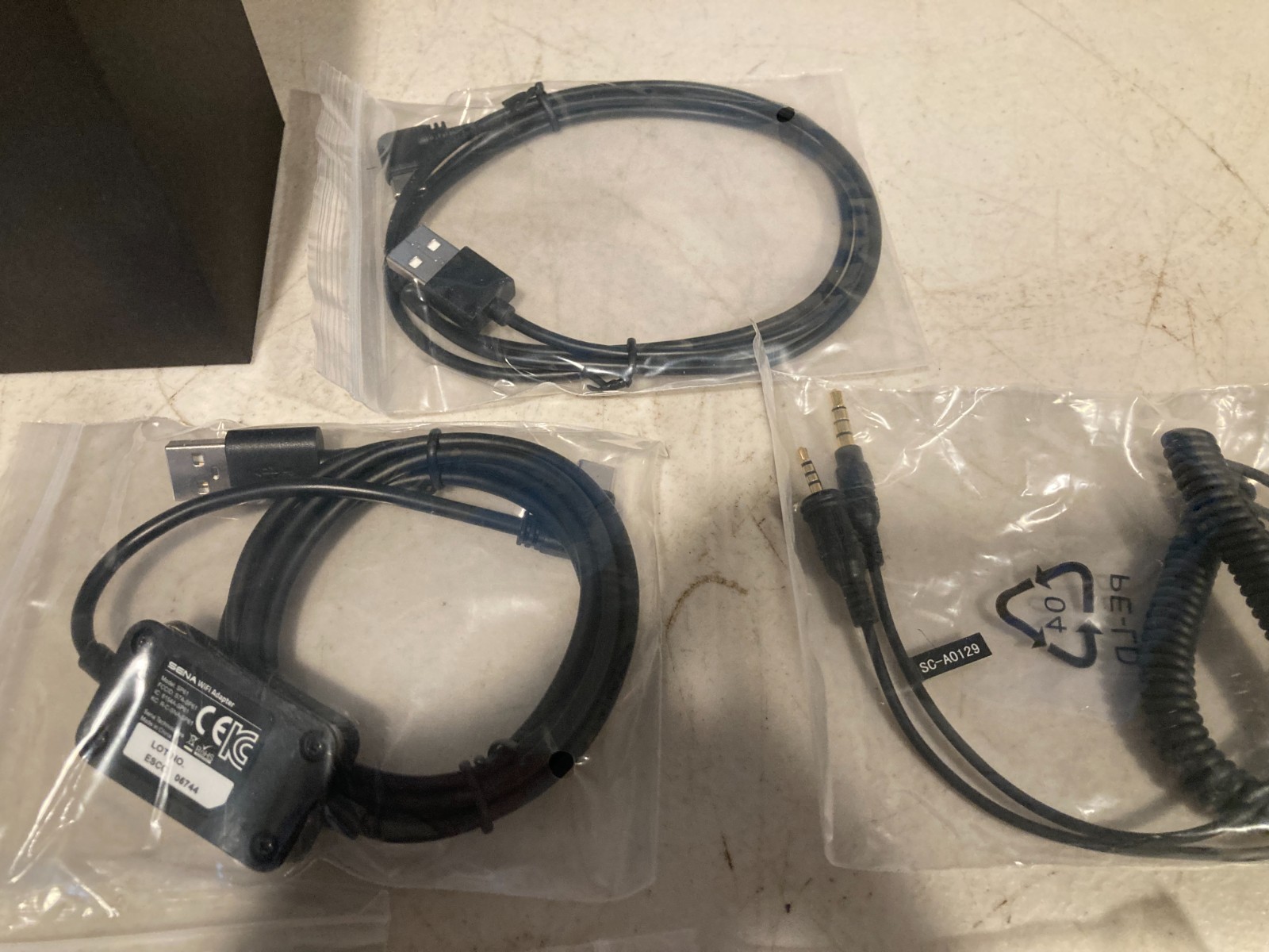 Sena 50S Dual Pack Motorcycle Bluetooth Mesh Intercom Headset System Kit LNK