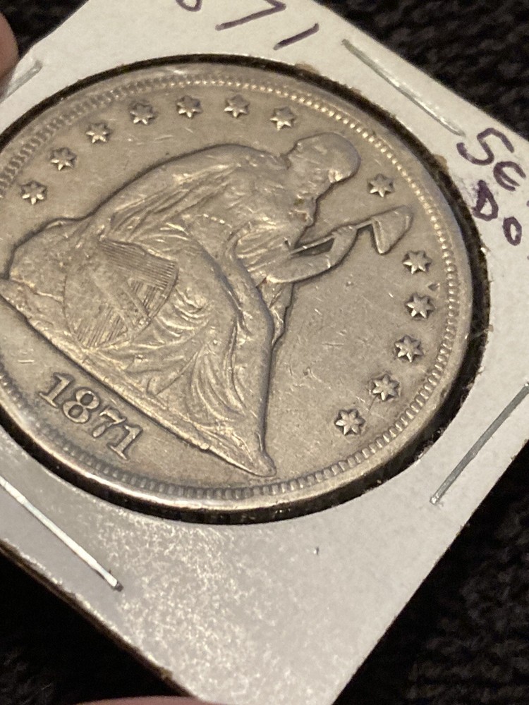 1871 seated liberty dollar