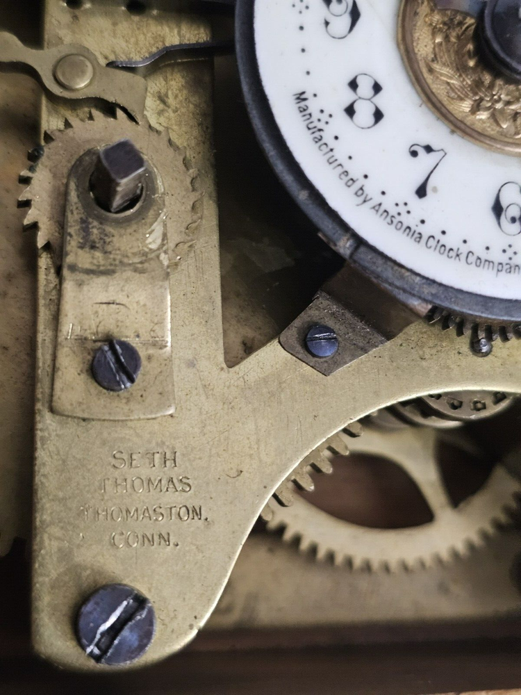 RARE ANTIQUE DYNAMITE EXPLOSIVE DETONATOR TIMER CLOCK WOODEN SWITCH BOX 1900'S