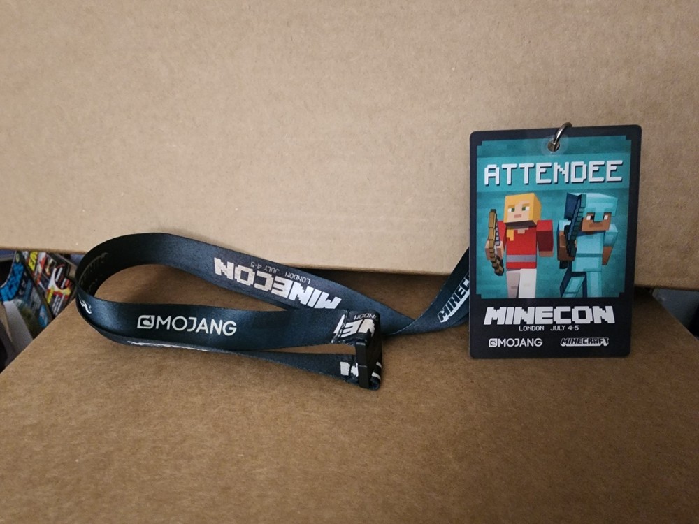 Minecon 2015 Attendee Lanyard London