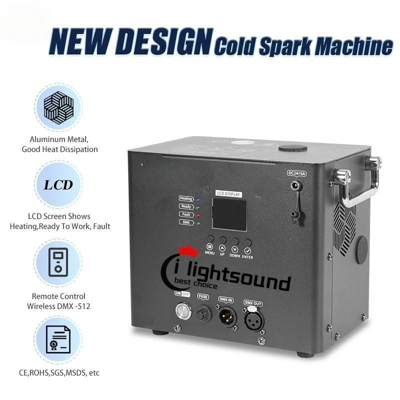 350W Mini Sparkler Firework Cold Spark Machine Battery Rechargeable sparkle