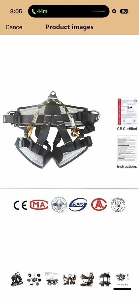 HEEJO Climbing, Tree Climbing Harness