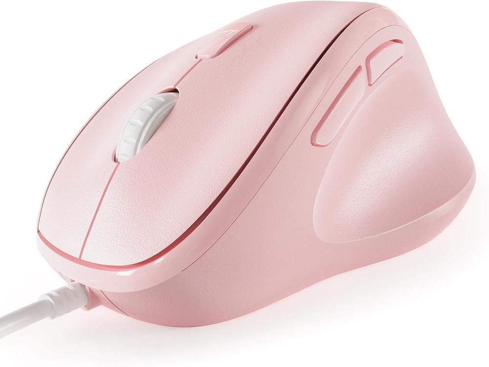 Micropack Ergonomic Mouse Wired for Laptop, PC Computer and Desktop