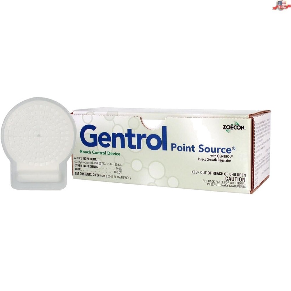 Gentrol Point Source - 20 Units, Easy Squeeze Activation for Safe Pest Control