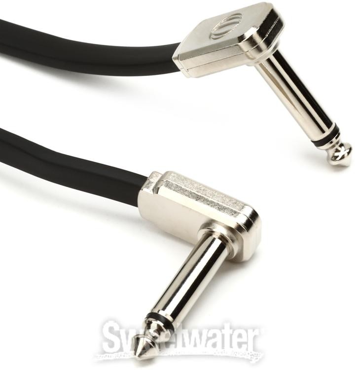 Ernie Ball 3" Flat Ribbon Patch Cable - 3-Pack