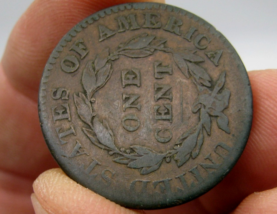 Nice 1825 LARGE CENT ~ VG