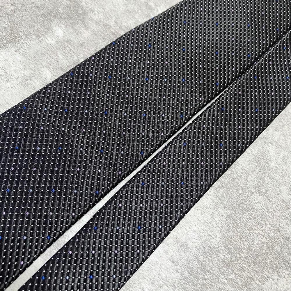 good Paul Smith tie microdot polka dot pattern black multicolor