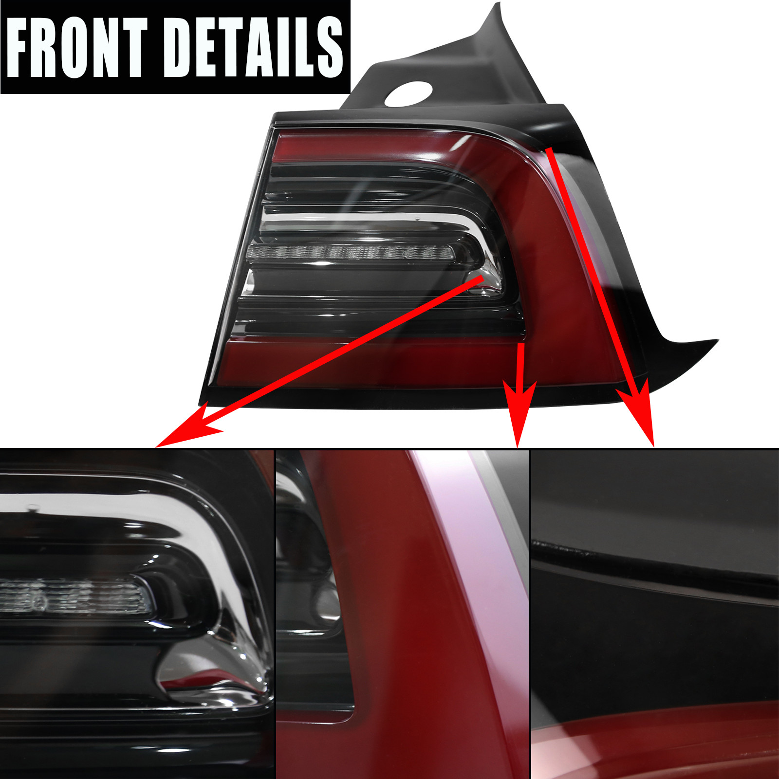 For 2017-2023 Tesla Model 3 LED Outer Tail Light Lamp Passenger 1077398 OE Style