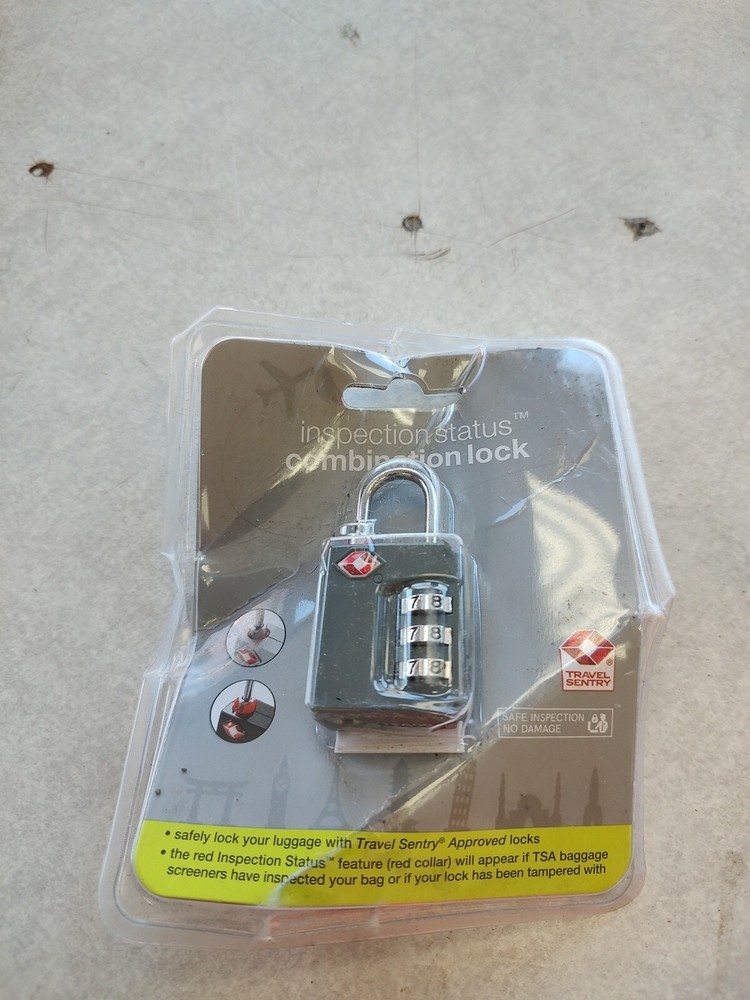 CVS TSA Inspection Status Combination Lock