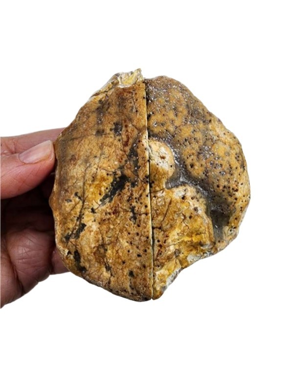 Agate Matching Halves 222.1 grams.