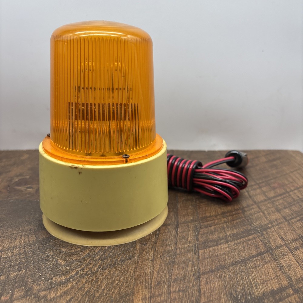Orange Car Light, strobe Light 12 V After It Warms Up Bright Flash 1 Second