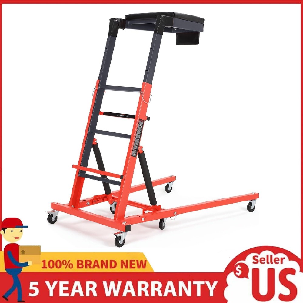 Foldable Automotive Topside Creeper ,Adjustable Height Engine Creeper & 6 Wheels
