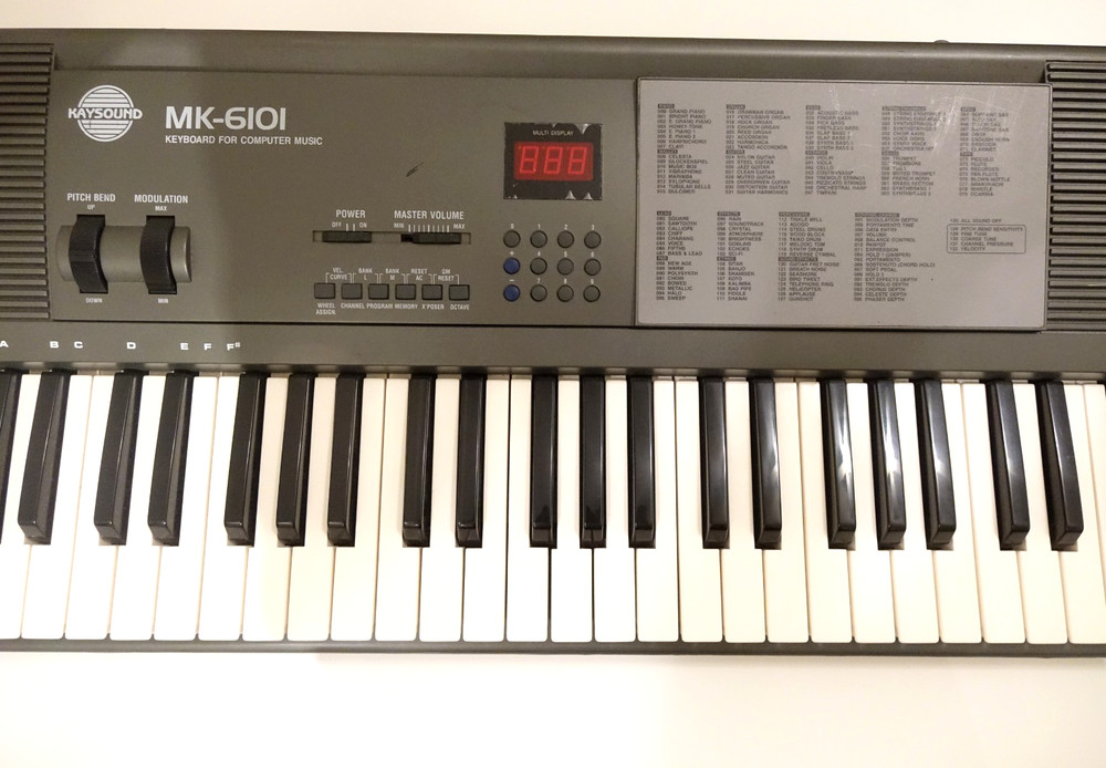 Kaysound MK-6101 Full Sized 61 Key MIDI Controller Keyboard Tested