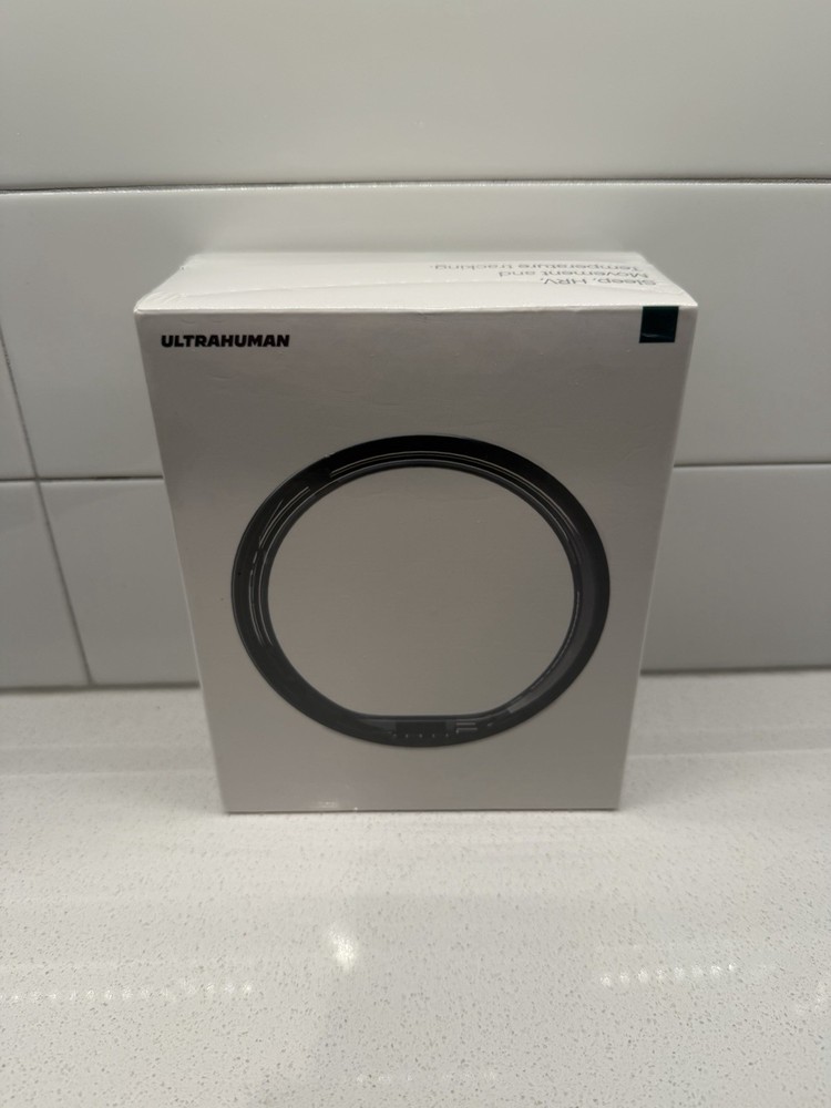 Ultrahuman Ring AIR Smart Ring, Size 11 Raw Titanium
