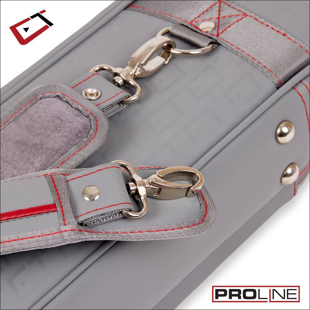 Cuetec Pro Line Gray 4x8 Soft Pool Cue Case
