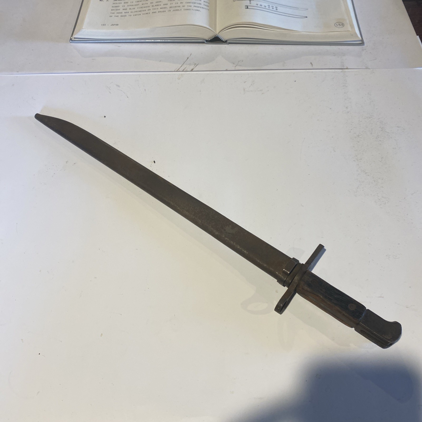 WW2 Japanese Type 30 Arisaka Bayonet + Scabbard