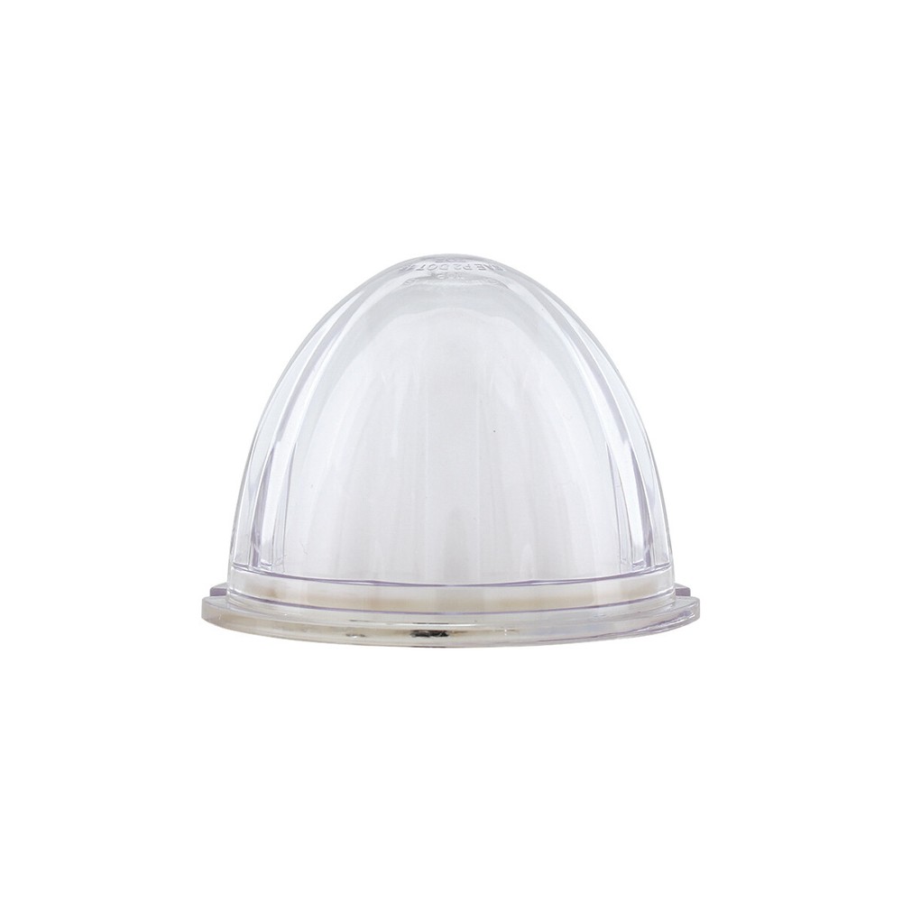 9 Amber LED Dual Function Glo Watermelon Flush Mount Kit - Clear Lens
