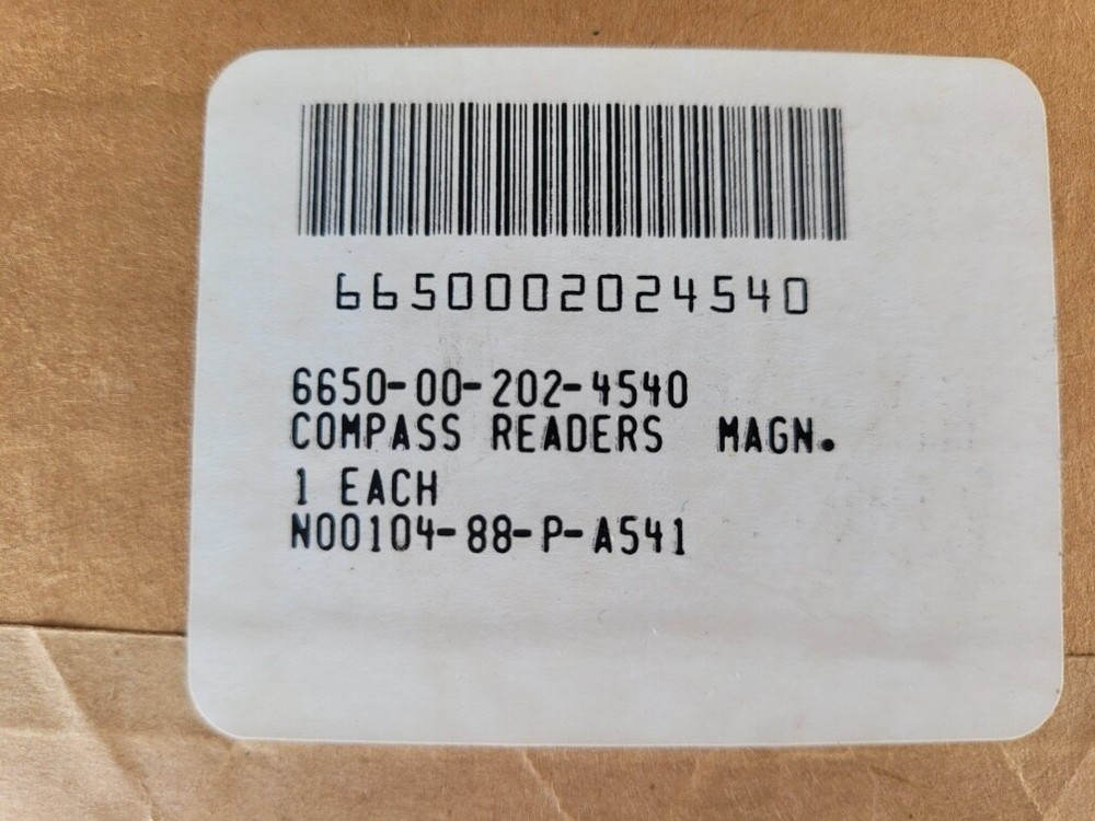 John E. Hand & Son Compass Reader (NOS)