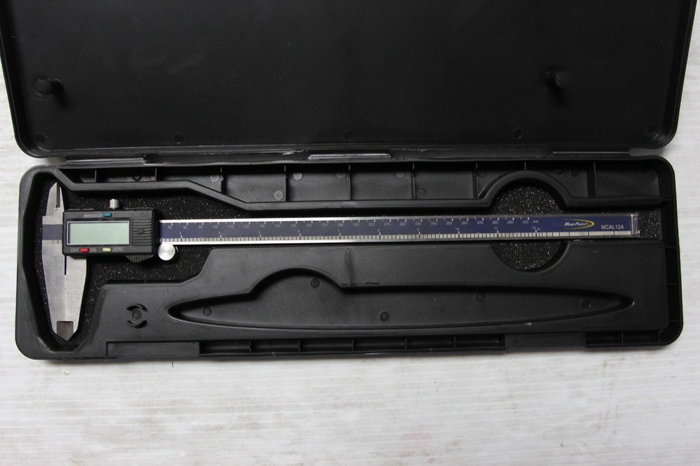 Snap-On Blue Point Electronic Digital Display Caliper MCAL12A TESTED!!