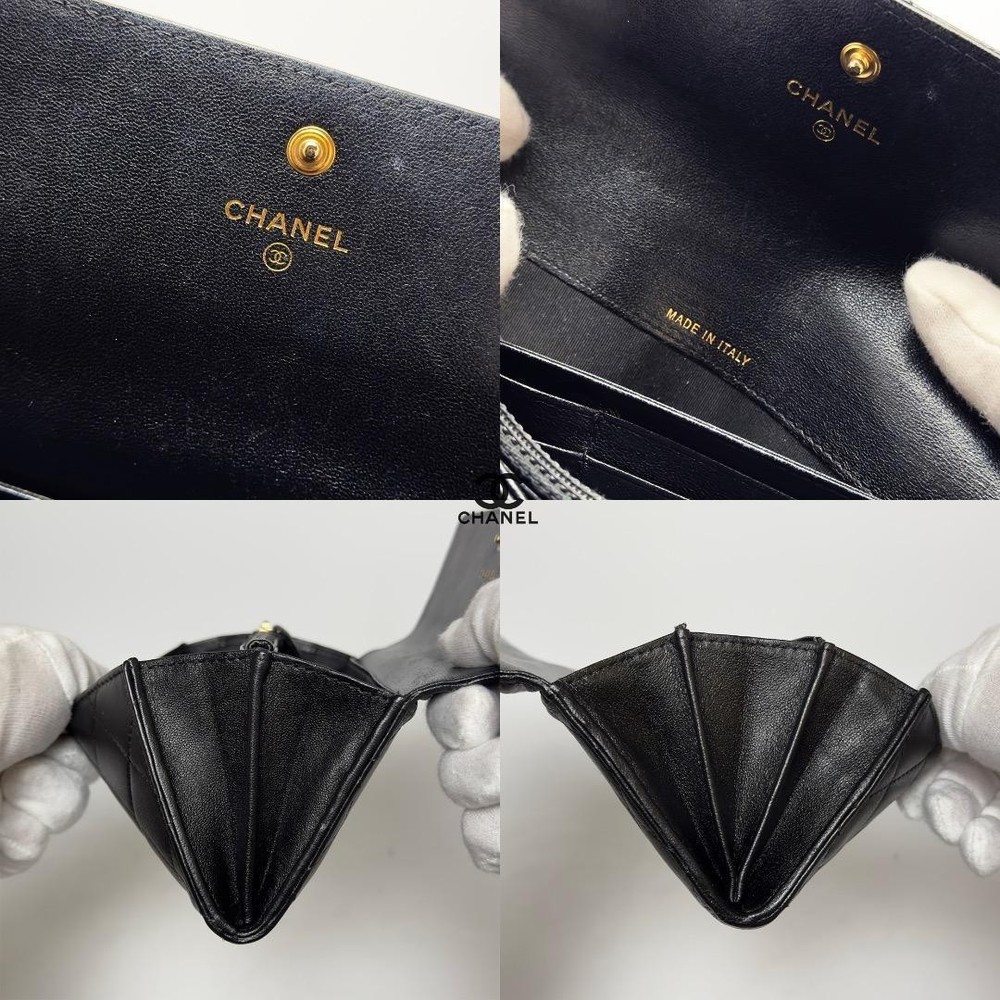 Authentic CHANEL 19 DIX-NEUF Flap Long Wallet