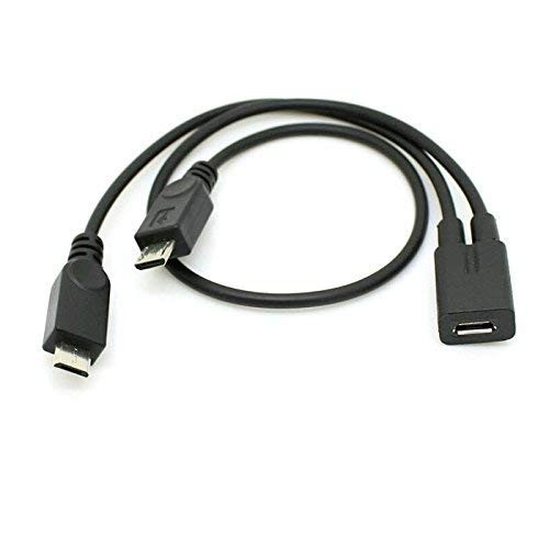 chenyang Micro USB 1 to 2 Y Splitter Cable,Micro 1 2 micro usb 1 2