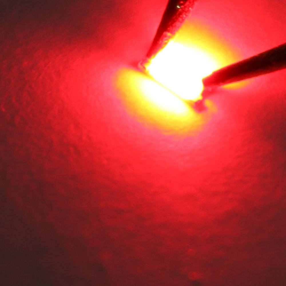 100 pcs 1206 Surface Mounted Devices Red LED Lighting Electronics Light