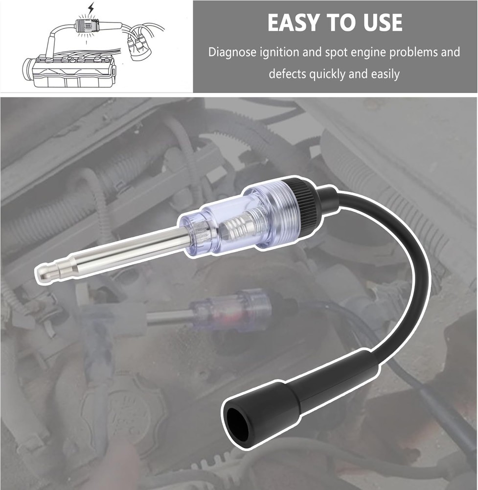 Spark Plug Tester with Indicator Lights,Spark Tester Small Engine for Check Igni