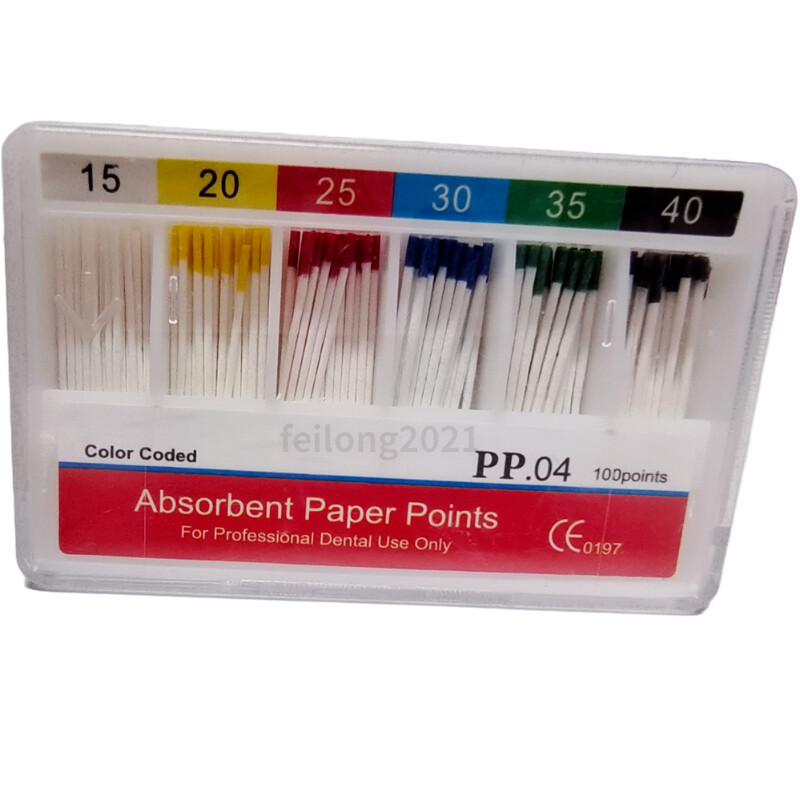 Endo Absorbent Paper Points Taper .04 #15-40#