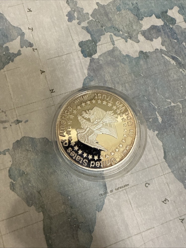 Bill Clinton Silver Coin commemorative medallion