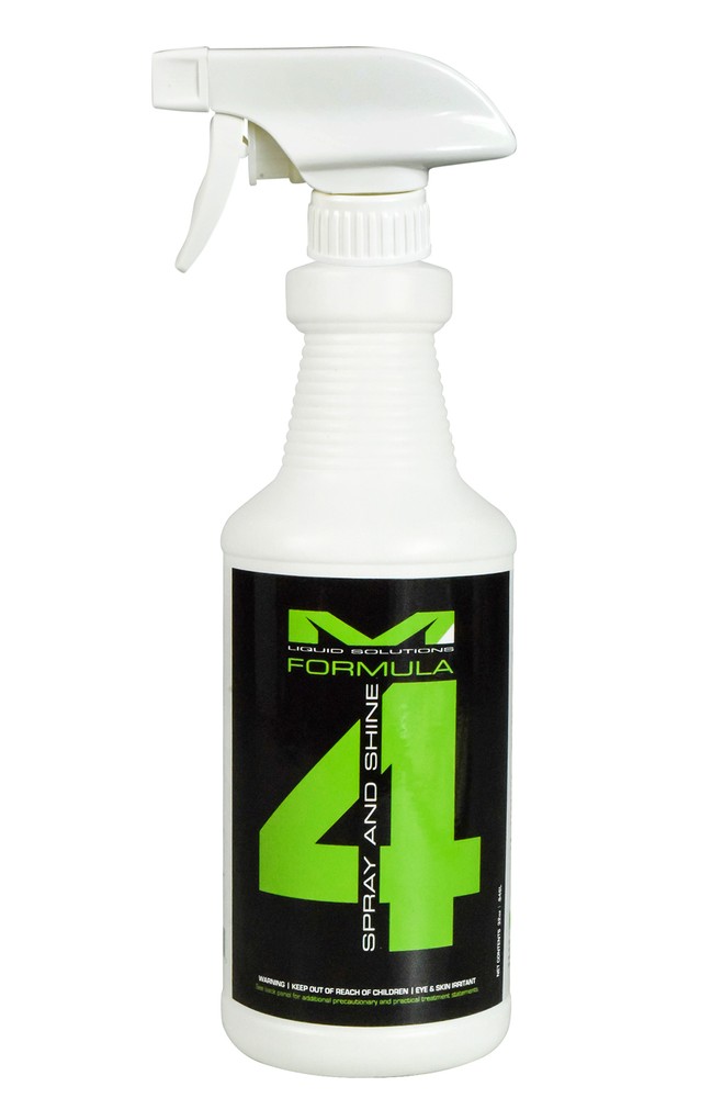 Matrix Liquid Solutions Formula 4 Biodegradable Spray&Shine Detailer 32oz 4 Pack
