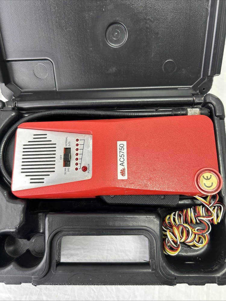 Mac Tools AC5750 Automatic Halogen Leak Detector Hard Case & Manual SEE VIDEO