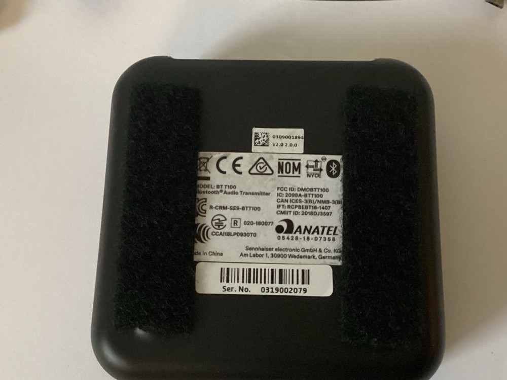Sennheiser BT T100 Bluetooth Audio Transmitter Small