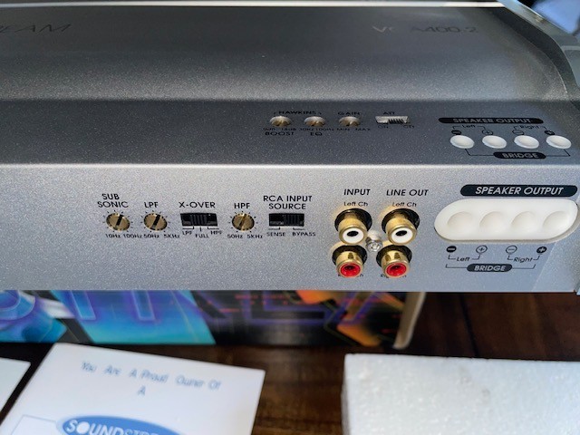 Soundstream Van Gogh VGA 400.2 Limited Edition New in the box RARE OLD SCHOOL