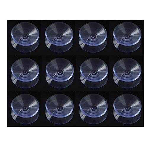 12Pcs Double Sided Suction Cups for Glass Table Top, to Keep The from