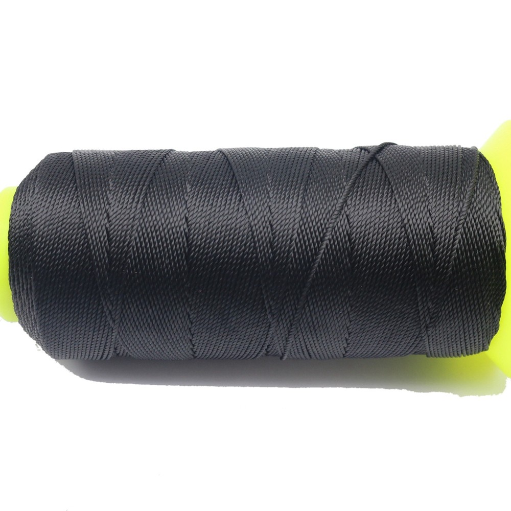 One Spool Black Nylon Beading Weaving Sewing Thread Cord String Size 210D
