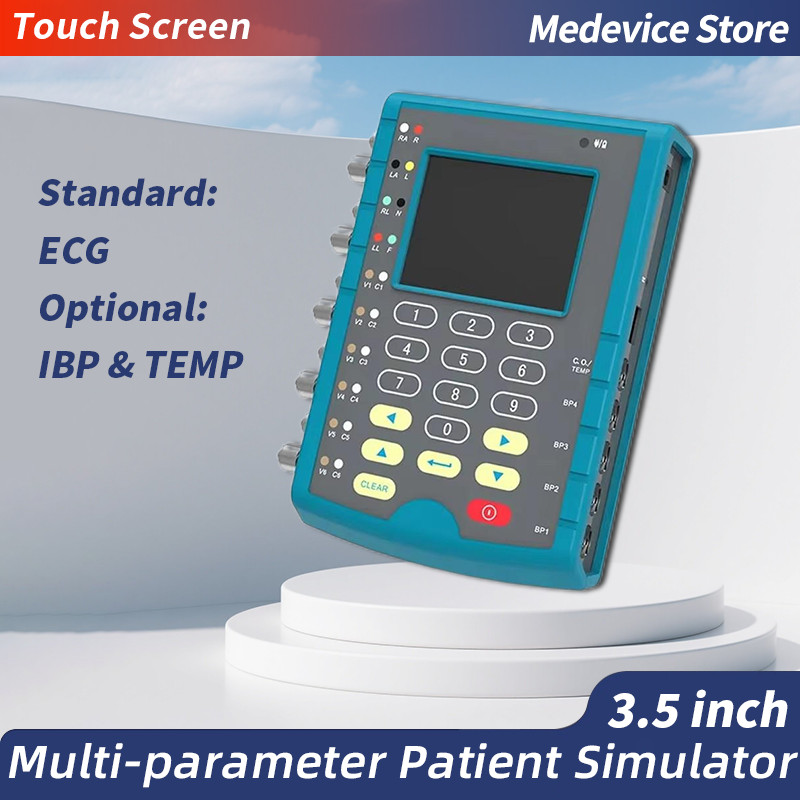 Multi-parameter Touch Screen Patient Simulator ECG IBP Temperature
