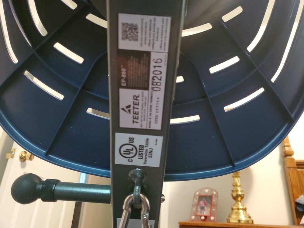 teeter inversion table used EP 860