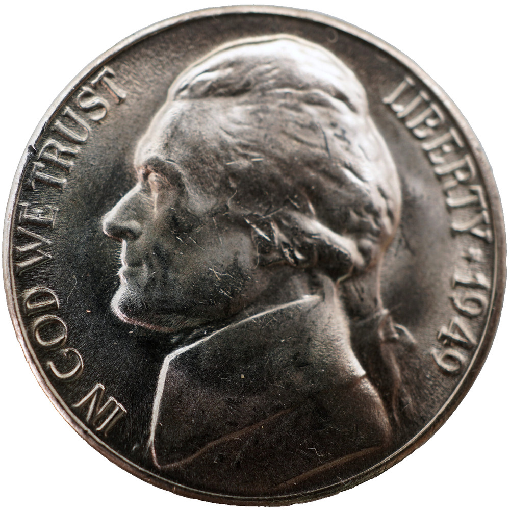 1949-D BU Jefferson Nickel - Uncirculated