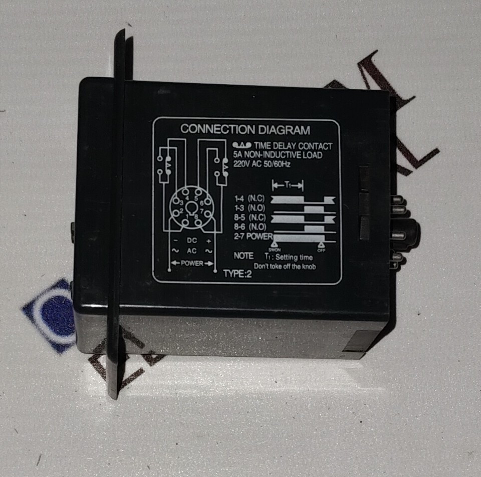 ANLY ELECTRONICS ASY-2D ELECTRONIC TIMER TIMING 0.1M-9.9M VOLTAGE 220VAC