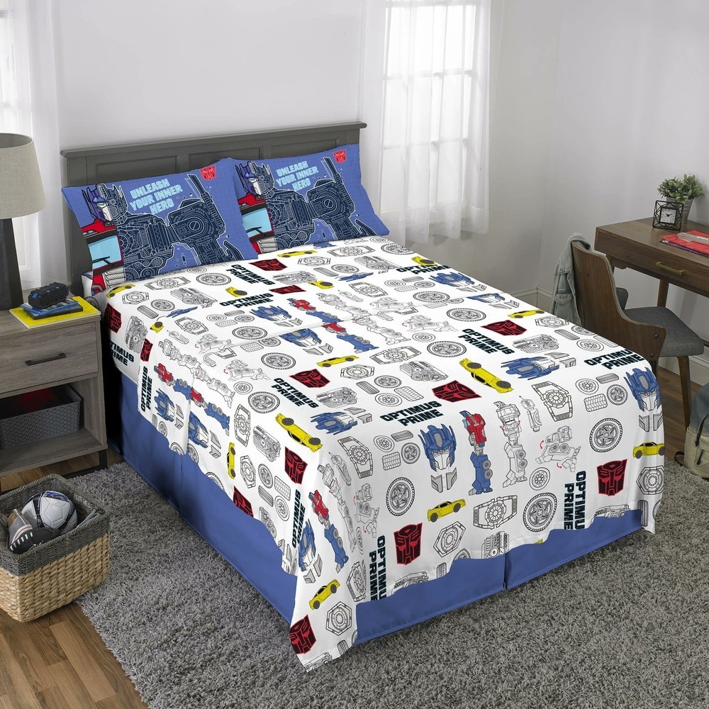 Hasbro Transformers Kids Full Size Sheet Set