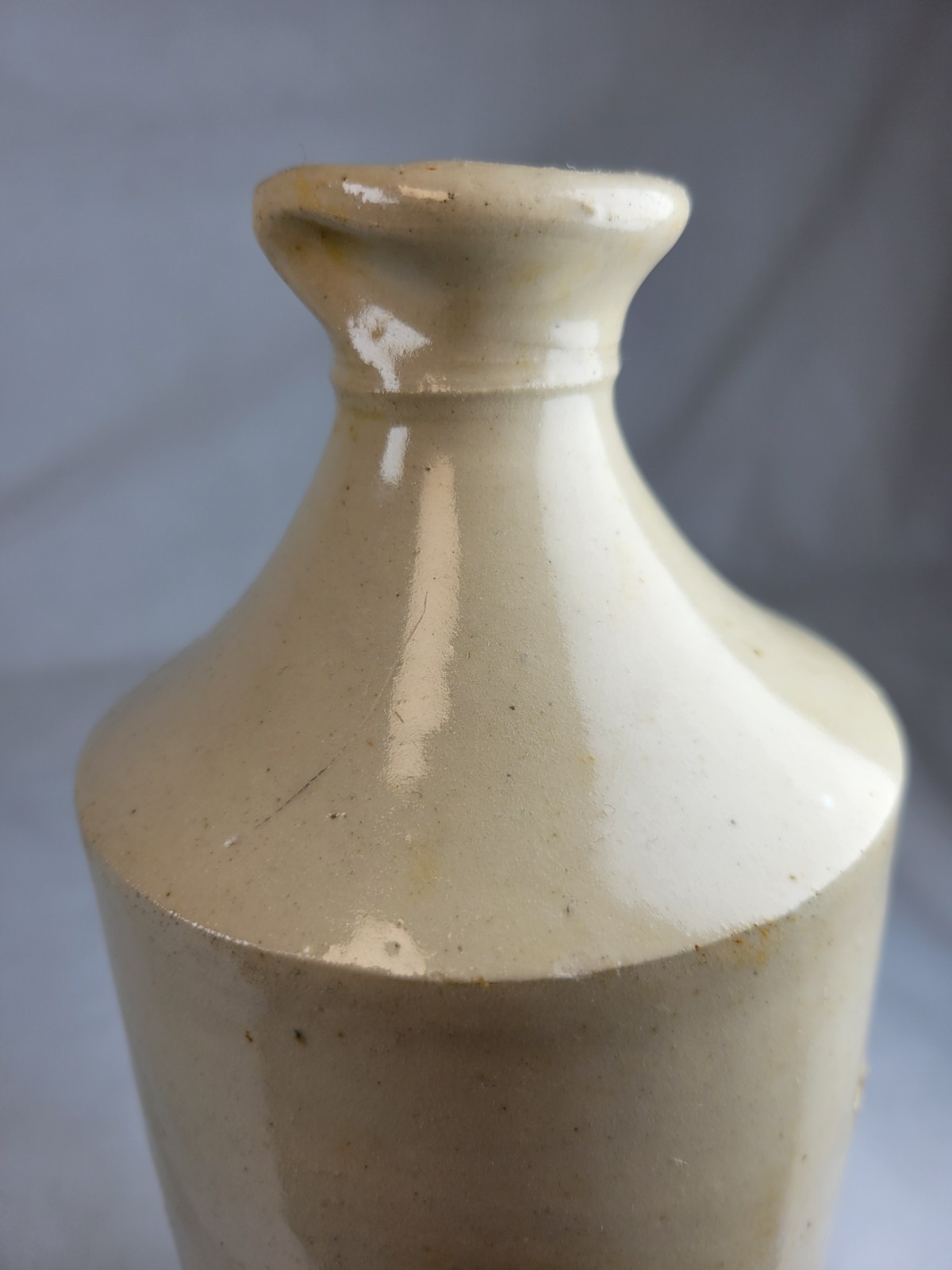 Stoneware Ink Bottle Vintage Gibbs Tamworth 26cm High 10cm Diameter Rare Prop