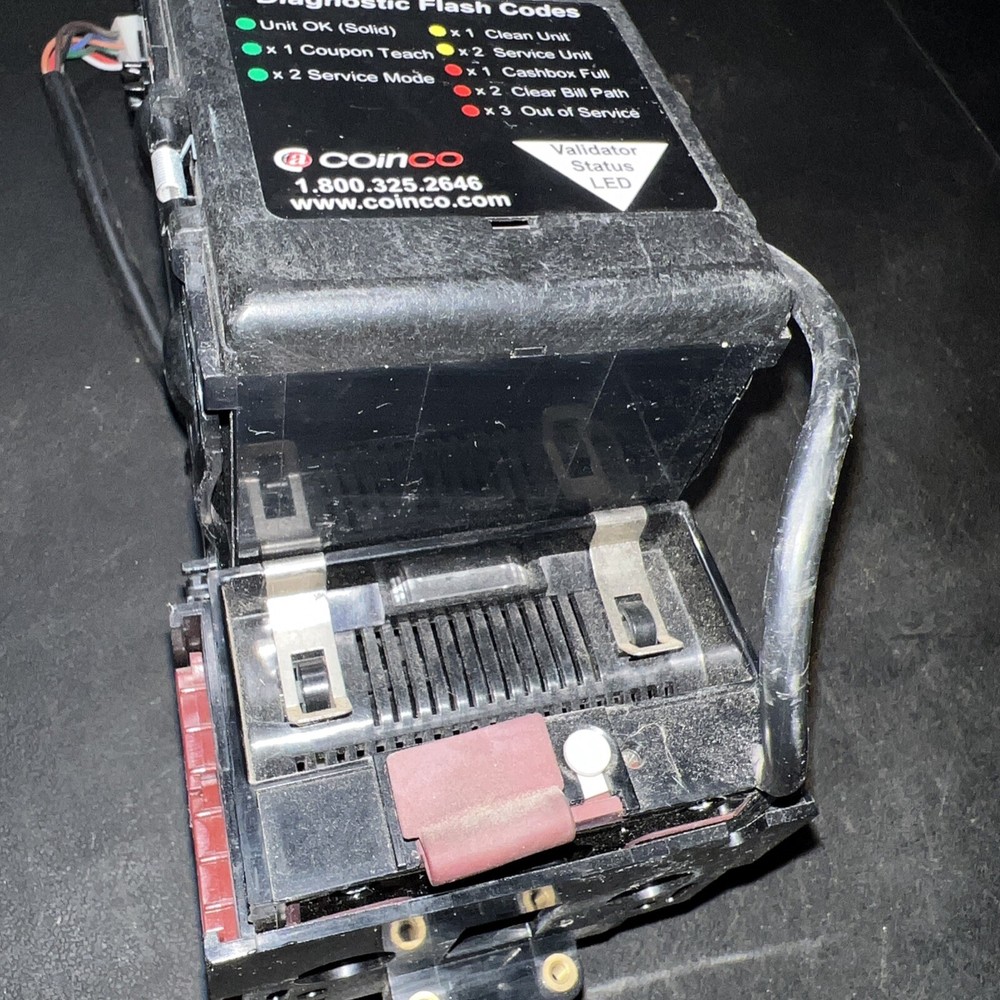 Coinco Vantage VL61B44US00 110/24 Volt Bill Validator (UNTESTED)