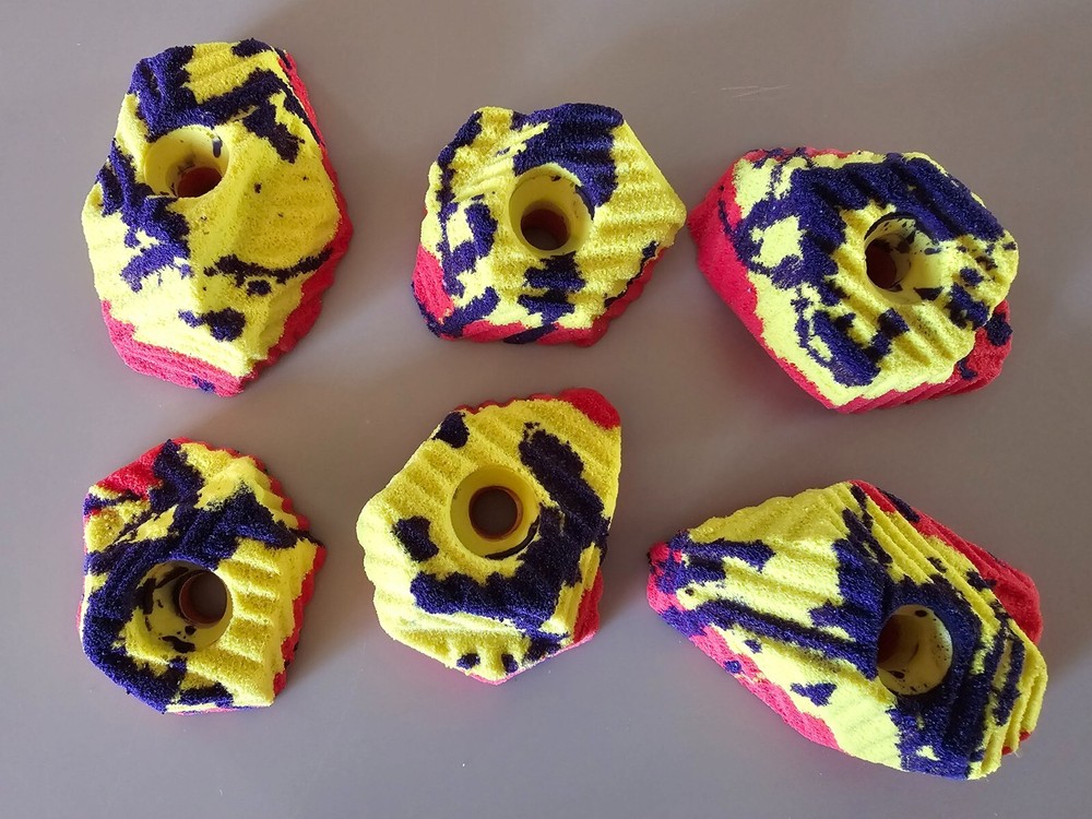 CUSTOM Rock Climbing Hold set Made to Order, Grooved Knobs 100% Unique Pour Set