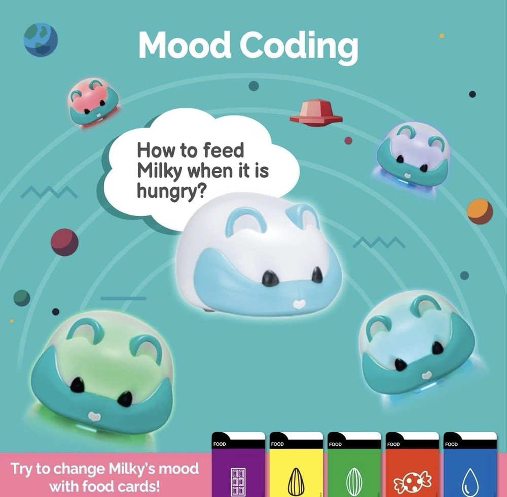 Coding Pet Milky Smart Coding Robot STEM Toy Interactive Learning For Kids