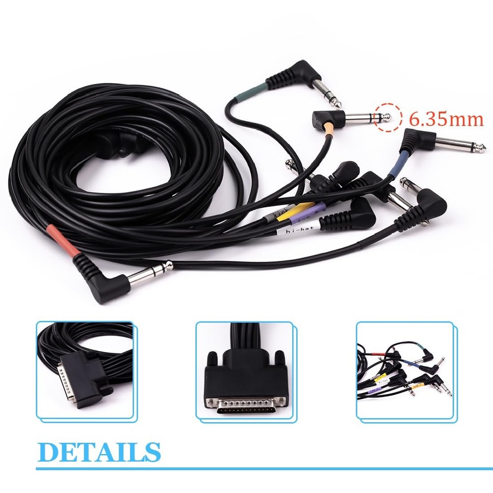 Cable Harness Snake Loom Fit for Alesis Drum Module Surge Dm7X Turbo Command ...