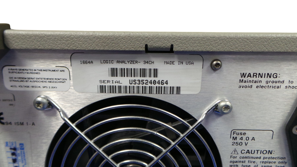 HP HEWLETT PACKARD 1664A LOGIC ANALYZER - Free Shipping