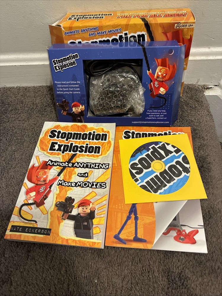Stopmotion Explosion Complete Animation Kit New Open Box
