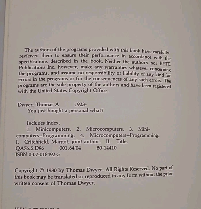 TRS-80 Advanced Level II Basic & Programming in Style - (2) Radio Shack Books PB